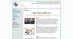 Desktop Screenshot of neue-zeiten.de